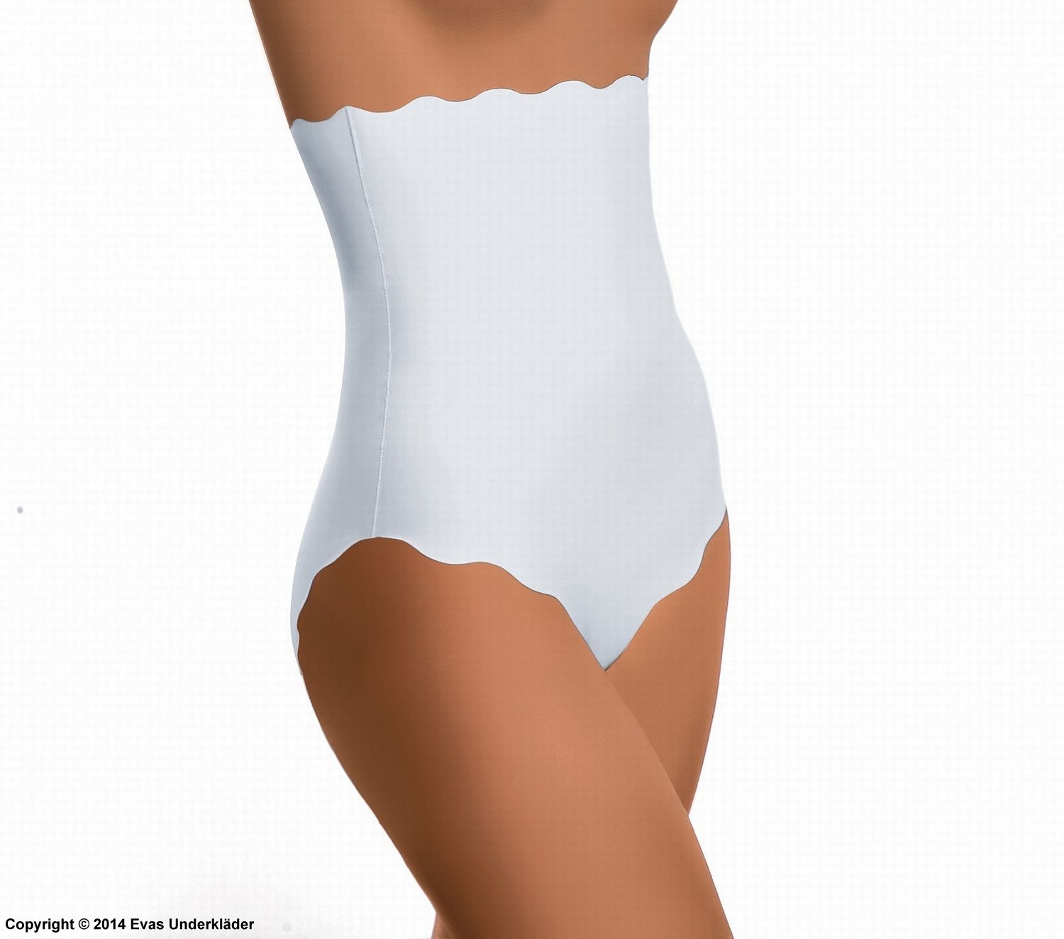 Shaping briefs, microfiber, for tight clothes, very high waist